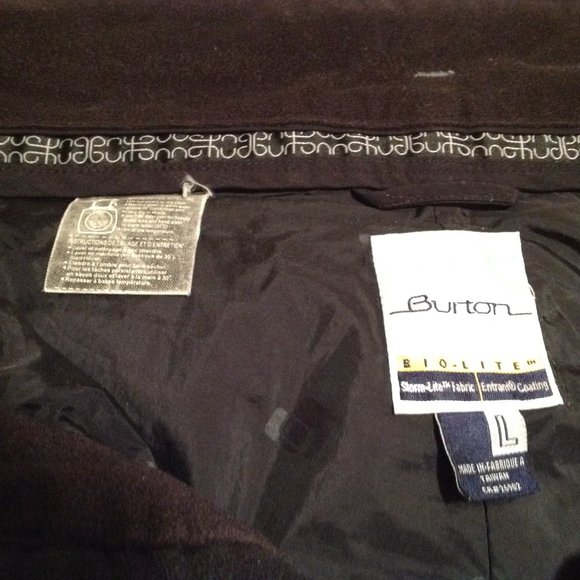 Burton Men's Biolight Black Snowboard Lined Large - Picture 5 of 8